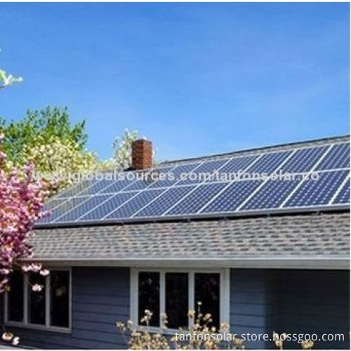 Tanfon Solar Panel Kit 5kW, 10kW with PV+Hybrid Inverter+Combiner+Battery+Bracket+Cable Full Set